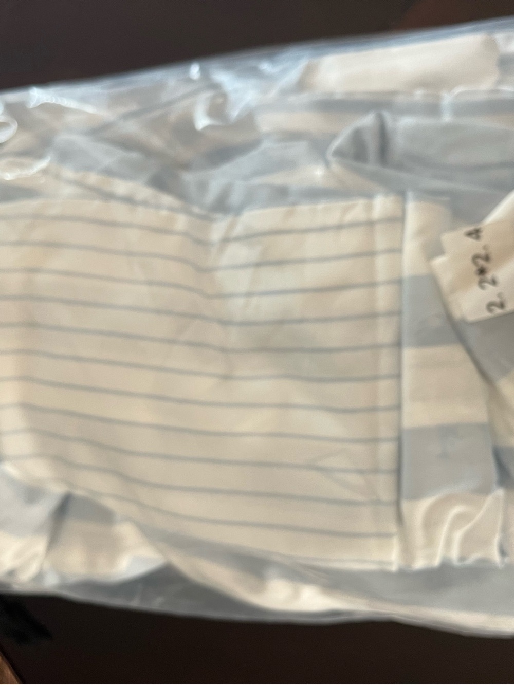NWT Classic Blue & White Striped QUEEN Duvet Cover Set - Picture 2 of 9